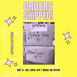 Orders shipped! ✨ Thanks for shopping!